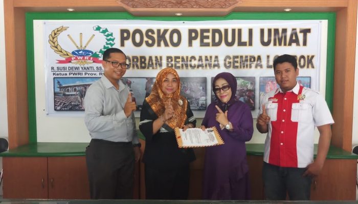 PWRI Riau Lakukan Penggalangan Dana Untuk Korban Gempa Di Lombok