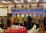 Sekda Meranti Hadiri FGD Mencegah Aksi Diskriminasi dan Rasisme yang Ditaja Polres Meranti