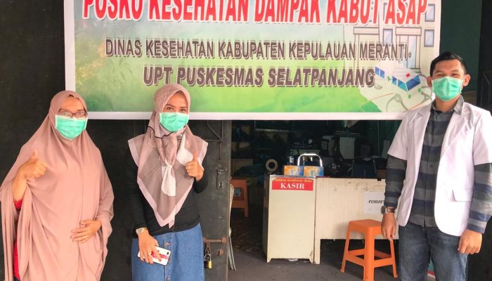 Dinkes Kepulauan Meranti Sediakan Posko Kesehatan Dampak Kabut Asap
