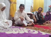 Yulian Norwis Kunjungi Kediaman Widya Yang Mengidap Penyakit Pembekakan Jantung