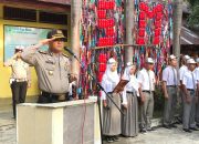 Kapolres Meranti : Seluruh Kapolsek Agar Bisa Menjadi Inspektur Upacara Bendera Setiap Senin Pagi Di Sekolah