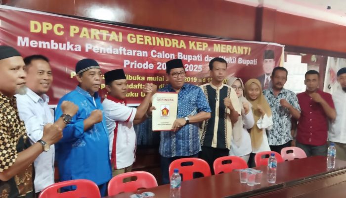 Tim “MAJU” Ambil Formulir Pendaftaran Ke DPC Partai Gerindra