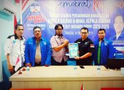 Serius Maju Di Pilkada Meranti, Kompol Asmar Kembalikan Formulir Di Partai Demokrat