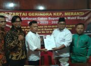 Panaskan Pilkada Meranti, H Asmar Daftar Ke Partai Gerindra