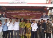 Moga Berkah, Setelah Pasangan “MAJU” Kembalikan Formulir Ke Partai Gerindra, Selatpanjang Diguyur Hujan