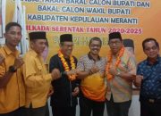 Pasangan “MAJU” Kembalikan Formulir Pendaftaran Ke DPC Partai Hanura Kepulauan Meranti