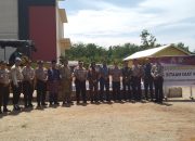 Polres Meranti Laksanakan Apel Pasukan Operasi Lilin Muara Takus 2019 Dan Pemusnahan Barang Bukti Hasil Sitaan KRYD