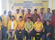 Pasangan “MAJU” Kembalikan Formulir Pendaftaran di DPD Golkar