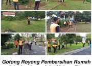 Camat Berserta Polsek Rangsang Barat Goro di Halaman Rumah LAMR