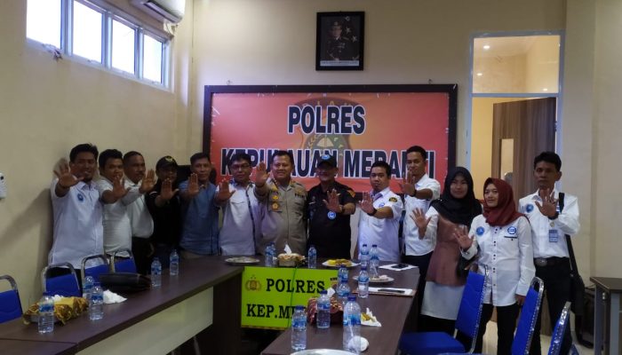 Upaya P4GN DPC LAN Menandatangani Nota Kesepahaman Dengan Polres Meranti