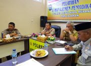 Wabup Dan Kapolres Meranti Teleconfrence Bersama Kapolda Riau