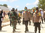 Bersama Kapolri Tinjau Pembangunan RS Covid-19 Di Pulau Galang, Panglima TNI: Progres Sudah 78 Persen
