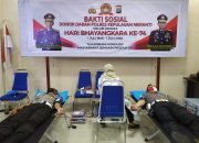 Peduli Kemanusiaan, Polres Kepulauan Meranti Adakan Bakti Sosial Donor Darah
