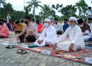 Pemkab Meranti Gelar Sholat Idul Adha 1441 H, Ajak Warga Maknai Moment Idul Adha Dengan Iklas Sabar Patuhi Perintah Allah Dan Senantiasa Peduli Sesama