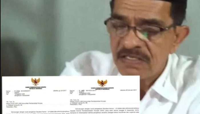 LSM Pertanyakan Perkembangan Laporan Kasus Mantan Kadis PPKD Siak ke KPK