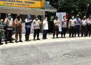 Cuti Bersama, Kapolres Kuansing Cek Kesiapan Petugas Di Posko Check Point Kasang Perbatasan Riau – Sumbar