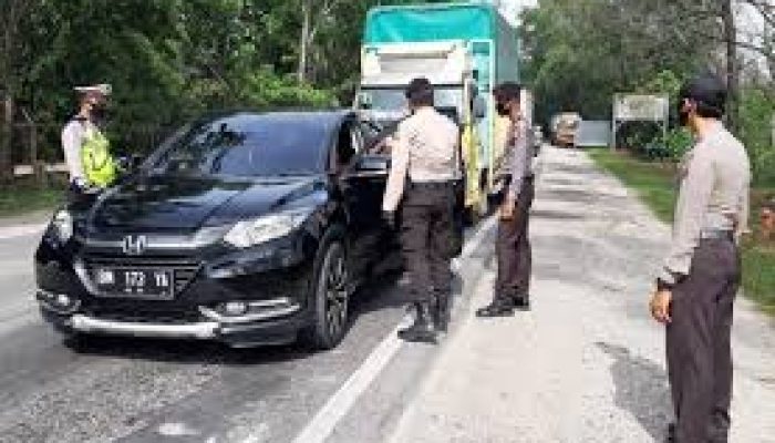Tunjukkan Rapid Test Diperbatasan Ditiadakan, Namun Tetap Patuhi Protokol Kesehatan Saat Keluar Masuk Riau