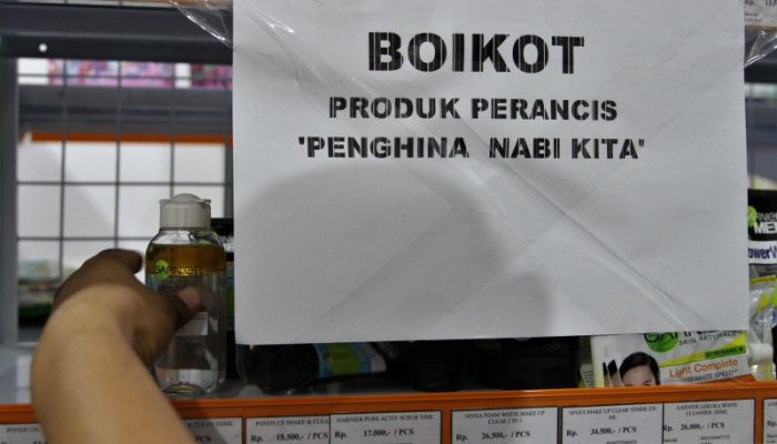 Meski Merugi, Swalayan Di Pekanbaru Mulai Boikot Produk Prancis