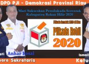 Memasuki Pemilukada 2020 Dikabupaten Rokan Hilir, Ini Pesan dan Himbauan Ketua PJI-Demokrasi Provinsi Riau