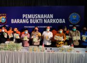 Kepolisian Daerah Riau Serius Berantas Peredaran Narkoba, 122 Kilo Sabu Dimusnahkan