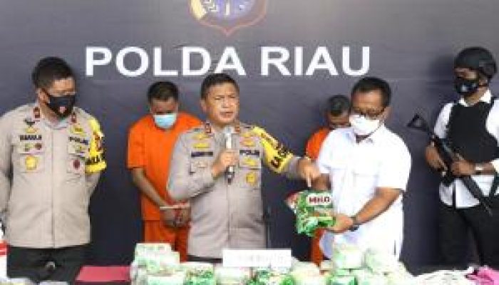 Tim Harimau Kampar Polda Riau Amankan 2 Bandar Narkoba Dan 20 Kg Shabu, 2 Pelaku Lain Meninggal