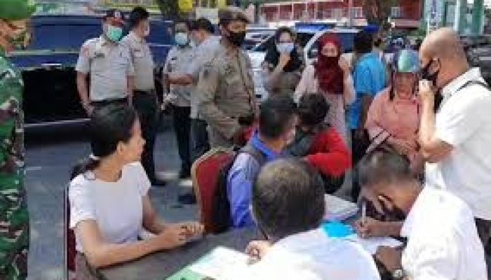 Tim Satgas Kota Pekanbaru Jaring 166 Pelanggar Protokol Kesehatan