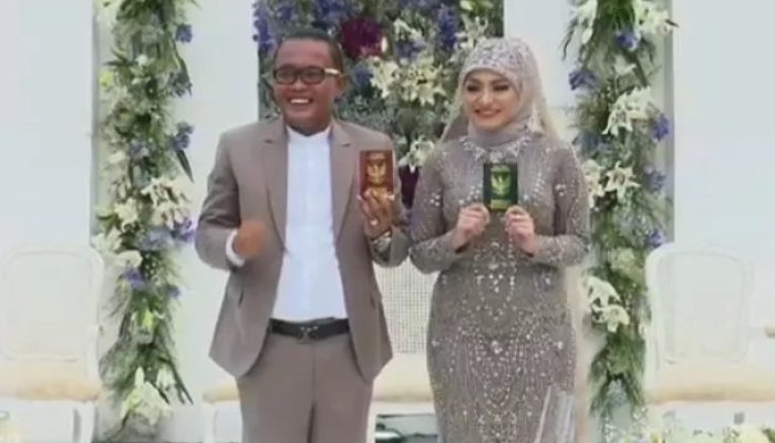 Komedian Sule Dan Nathalie Holscher Resmi Jadi Pasangan Suami Istri