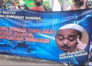 Massa Aksi Di Polda Metro Jaya, Dukung Proses Hukum Terhadap Habib Rizieq