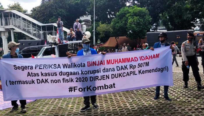 Kawal Laporannya Atas Dugaan Korupsi DAK Kota Binjai, FORKOMBAT Datangi KPK