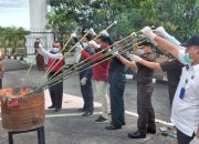 Untuk Ke-3 Kalinya, Kajari Dan Kapolres Serta Forkopimda Kab.Kuansing Gelar Pemusnahan BB Perkara Incracht Tahun 2020  