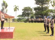 249 Personel PAM TPS, Kapolres Pimpin Apel Pergeseran PAM TPS Operasi Mantap Praja Lancang Kuning