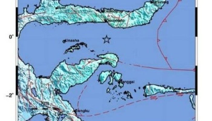 Gorontalo Di Guncang Gempa Bumi Kekuatan M 6,4, Tidak Berpotensi Tsunami