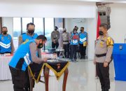 Pastikan Rekruitmen Dengan Prinsip Bersih, Transparan Dan Humanis, Panitia Dan Peserta Tanda Tangani Pakta Integritas dihadapan Kapolda Riau
