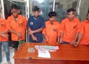 Polsek Tapung Amankan 6 Pelaku Judi Domino Di Petapahan