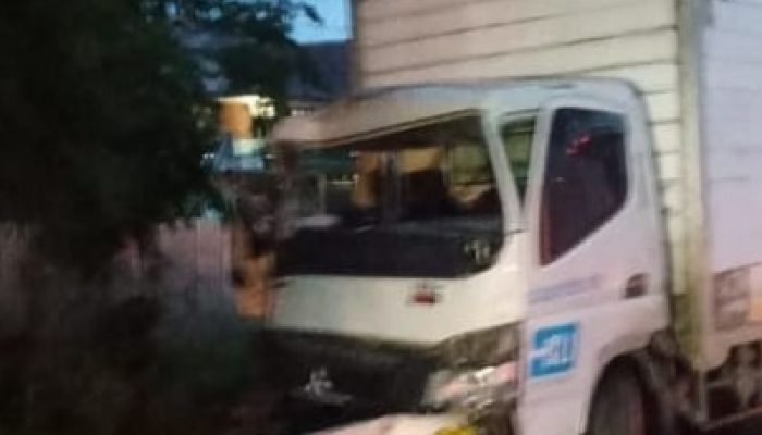 Libat 5 Unit Kendaraan, Tabrakan Beruntuk Terjadi Di Jalan Lintas Timus Desa Kota Lama