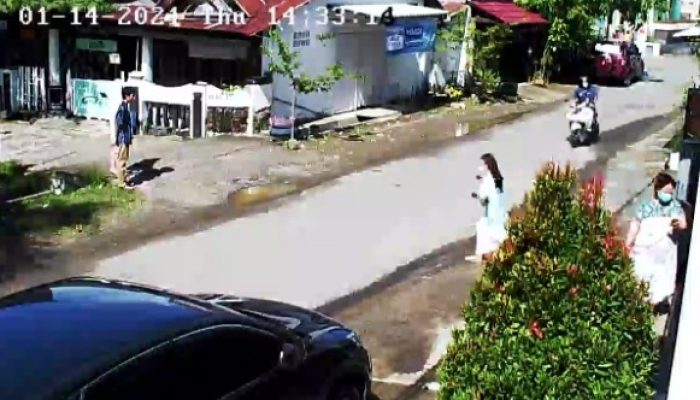 Viral !! Panik Karena Guncangan Gempa Di Mamuju, Mahasiswa Justru Di Tabrak Motor