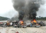 Tim Belalang Hitam Sat Reskrim Polres Kuansing Kembali Tertibkan Aktifitas PETI, Pelaku Kocar Kacir