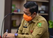 Monitoring Pelaksanaan Vaksinasi Covid-19, Pemprov Riau Gelar Rakor Bersama Menkes Dan Mendagri Secara Virtual