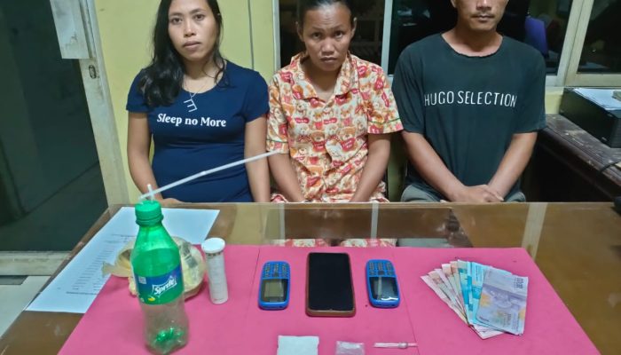 Pengedar Dan Pengguna Sabu Diamankan, Polres Kuansing Berhasil Ungkap Kasus Peredaran Sabu Di Kuansing