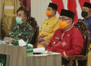 Wagubri Ikut Rakor Penanganan Covid-19 Bersama Menko Maritim Dan Mendagri Secara Virtual