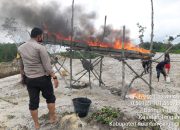 Tak Takut Dengan Risiko, Pelaku PETI di Kuansing Beroperasi Kembali
