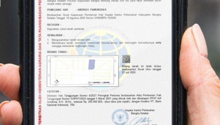 Sertifikat Elektronik Timbulkan Polemik Baru, RIGHTS Foundation : Lebih Baik Optimalkan Kerja TPPKA
