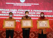 Hattrick, Pemko Pekanbaru Raih Penghargaan Pelayanan Prima Nasional