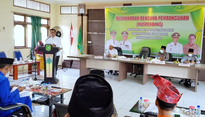 Bupati H.M Adil Buka dan Ikuti Musrenbang Kec. Tebing Tinggi Barat, Gesa Peningkatan Infrastruktur Penghubung Merdekakan Masyarakat 