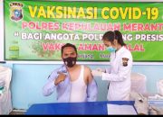 379 Polisi di Kepulauan Meranti Divaksin Covid-19