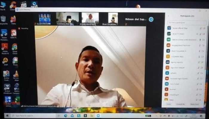Didapuk Menjadi Narsum, Kadis Ketapang Paparkan Program Strategis Ketapang Pekanbaru dalam masa pandemic covid-19