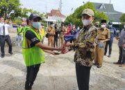 Syahrul Aidi Resmikan Program Padat Karya Tunai PKT Kemenhub di Tembilahan