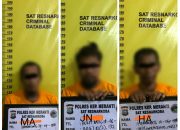 Polres Meranti Amankan 3 Jaringan Pengedar Sabu di Tempat Yang Berbeda