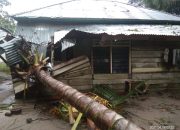 Angin Kencang Hancurkan 3 Rumah Warga Di Kuansing