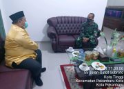 Kabid Pengelolaan Sampah DLHK Pekanbaru Kunjungi Danrem 031/Wirabima